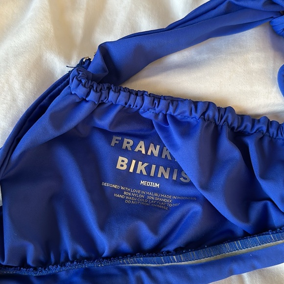 Frankie’s Bikinis | Cobalt Blue Bikini w/ 2 Tops - Picture 5 of 6